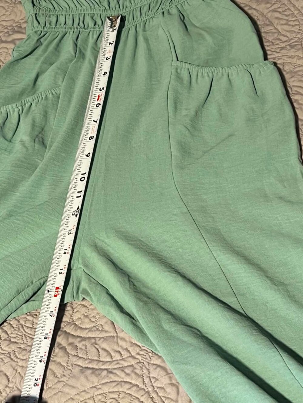 NWOT Cupshe Cami V-Neck Jumpsuit Sage Green Size XS - Picture 12 of 13